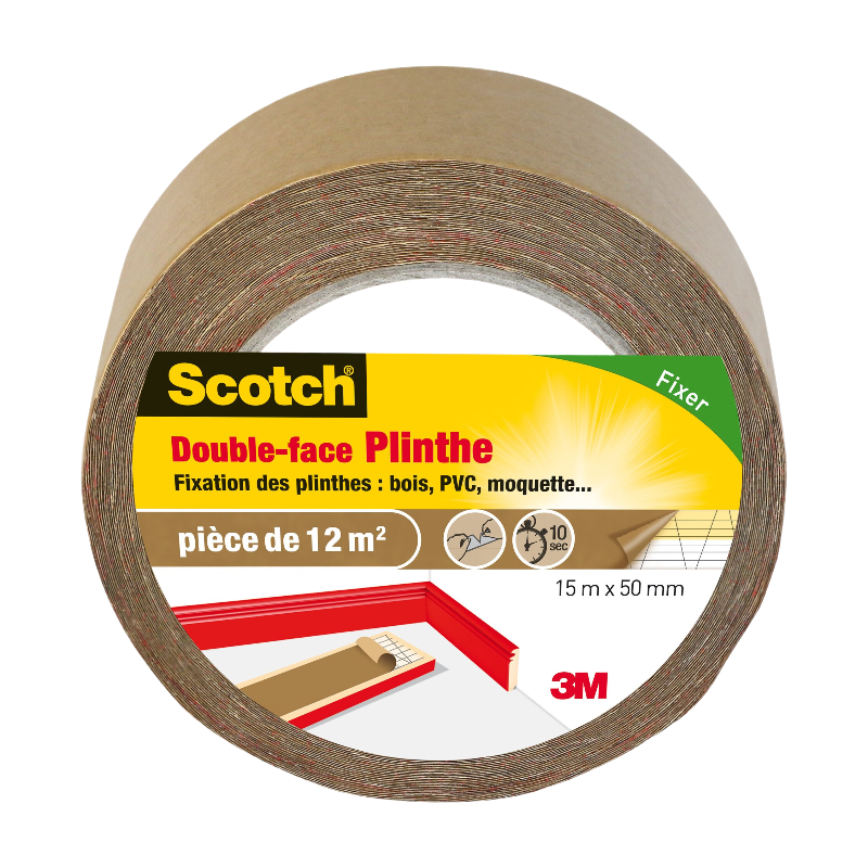 Scotch®Double Face Plinthes 15m x 50mm