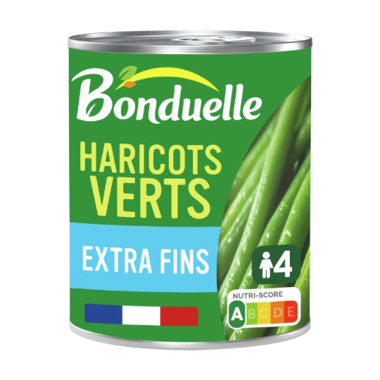 BONDUELLE Haricots Verts Extra-Fins au Naturel 440g