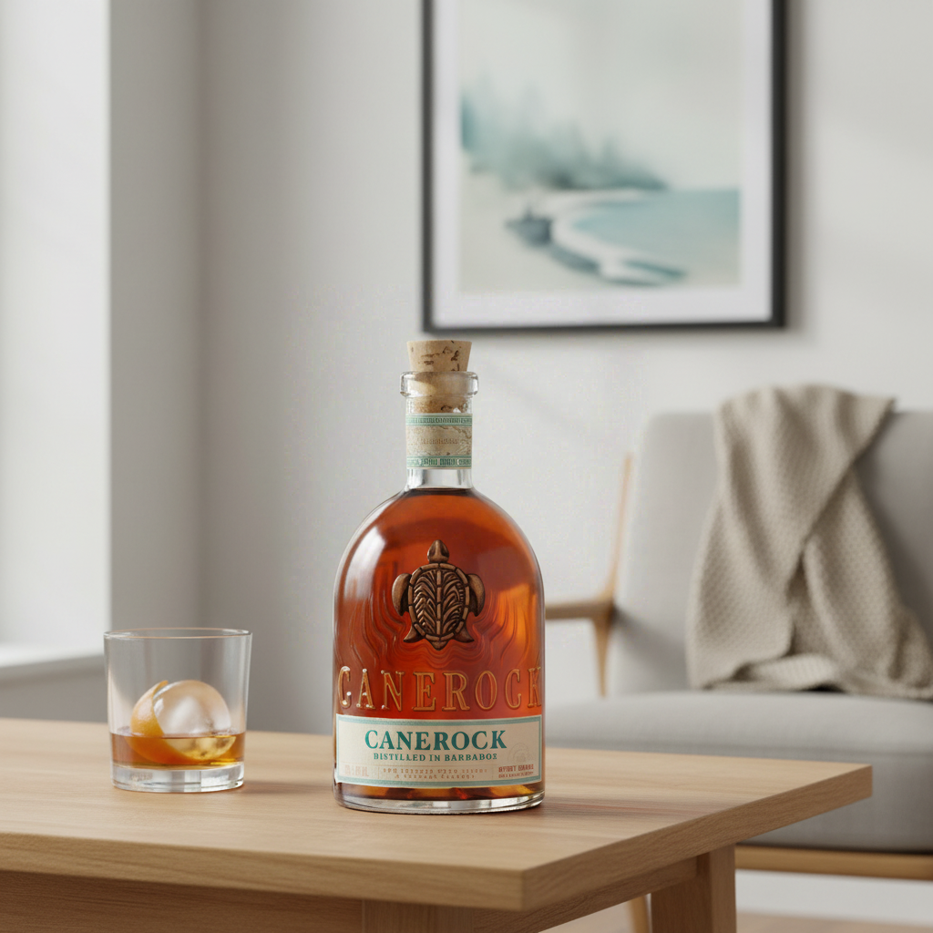 CANEROCK - Boisson spiritueuse à base de rhum - 40 % d'alcool - Origine: Jamaïque - Notes d'épices douces et pâtissières - à déguster pur ou en cocktails - 70 cl