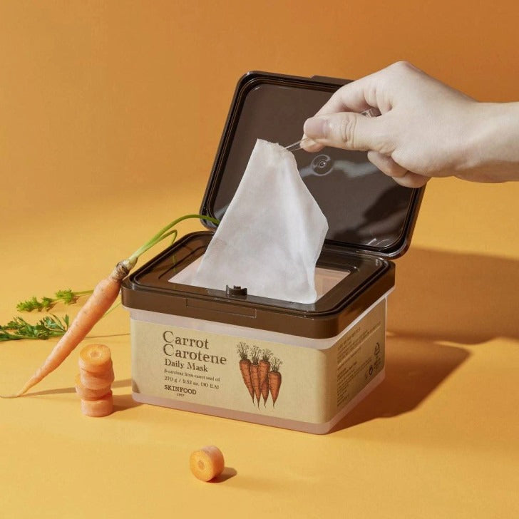 SKINFOOD Masque Quotidien Carotte Carotène 270 g (30 Feuilles)