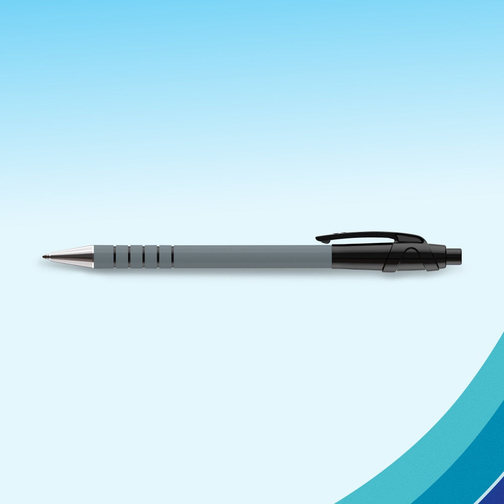 Paper Mate Flexgrip Ultra stylo bille rétractable à pointe moyenne | encre noire