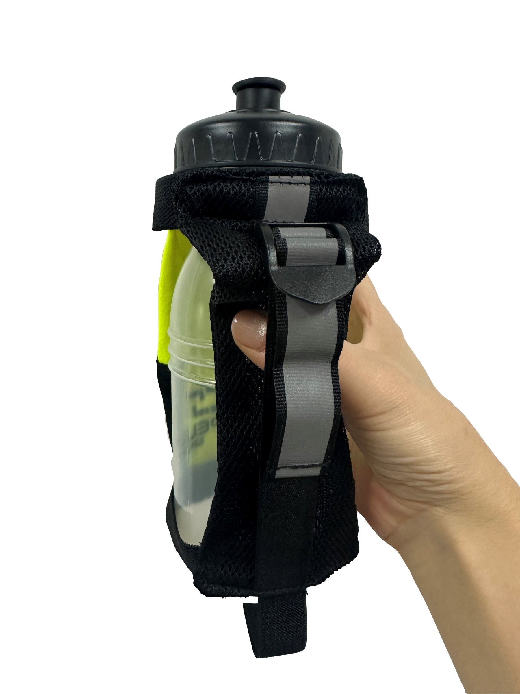 Capelli Sport Pack de gourde de performance à emporter avec sangle de poignet réglable, poche zippée, emplacements pour cartes de transport et accents réfléchissants, bouteille en PEHD de 500 ml
