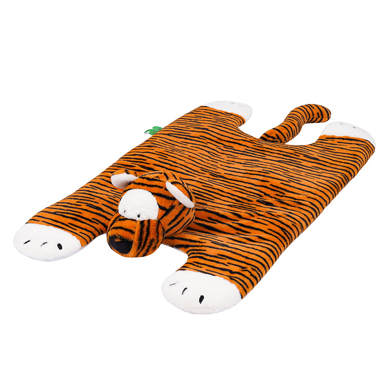 zeze Tiger Downhill Tapis multifonction en forme de tigre - Taille XL