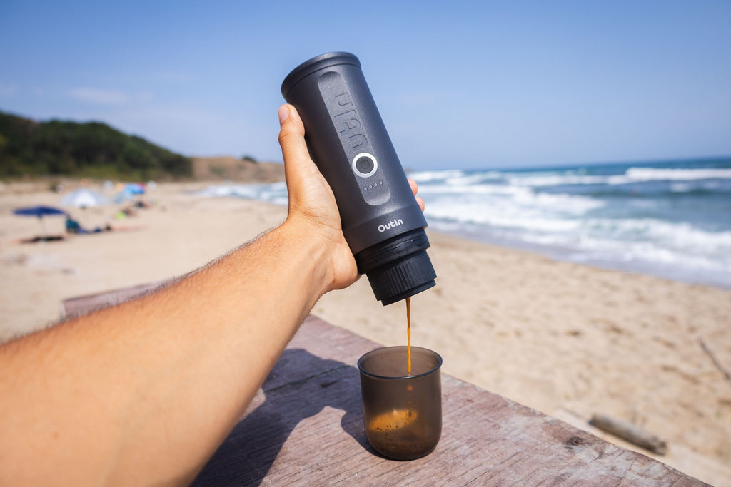 OutIn Nano Machine à Expresso Portable - Gris Sidéral