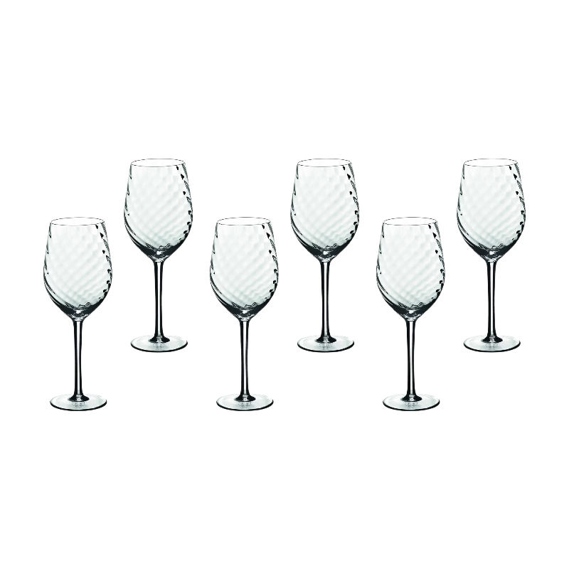 BJÖRN Lot de 6 verres à pied STEN - 36 cl
