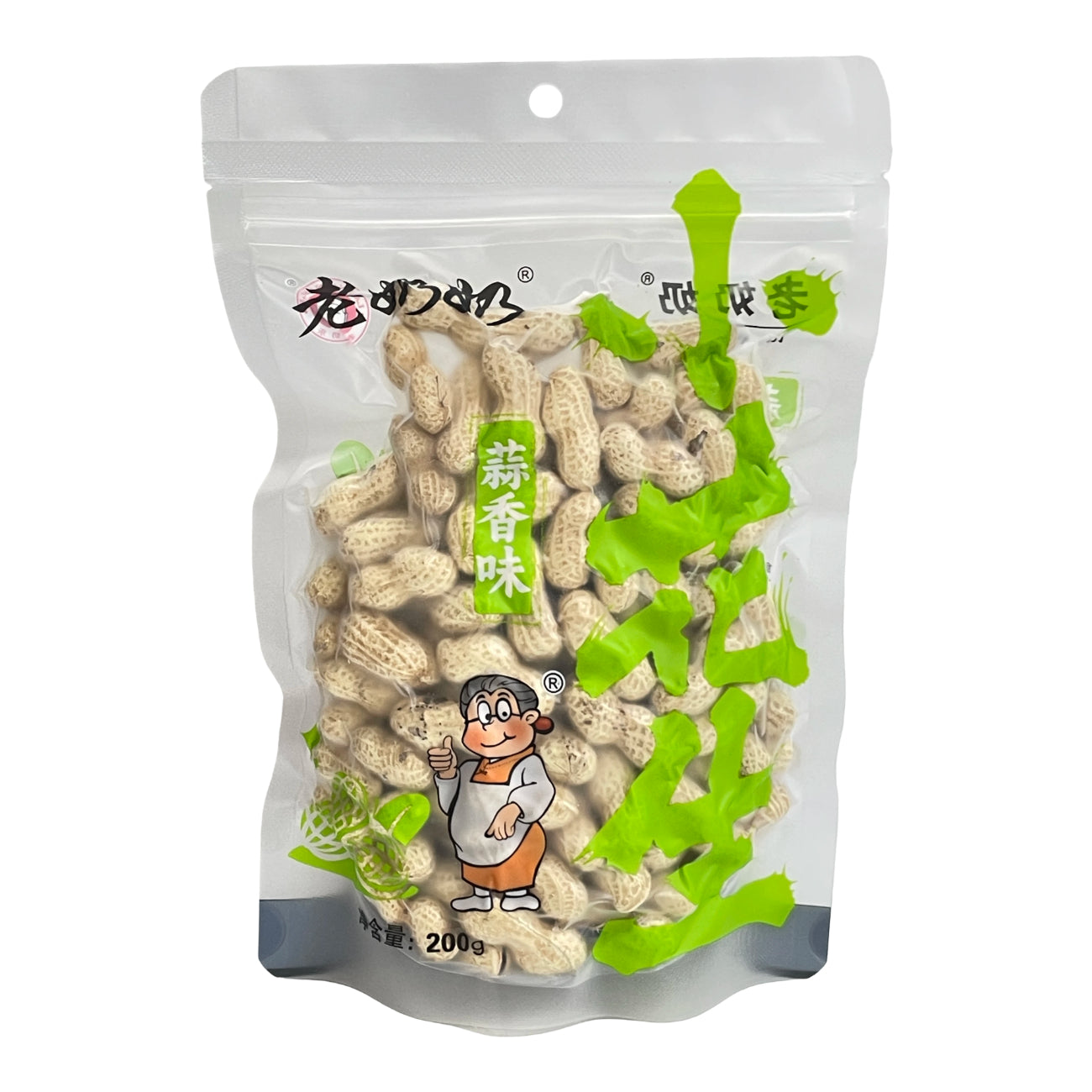 Laonainai Cacahuètes en coque (saveur ail) 200 g