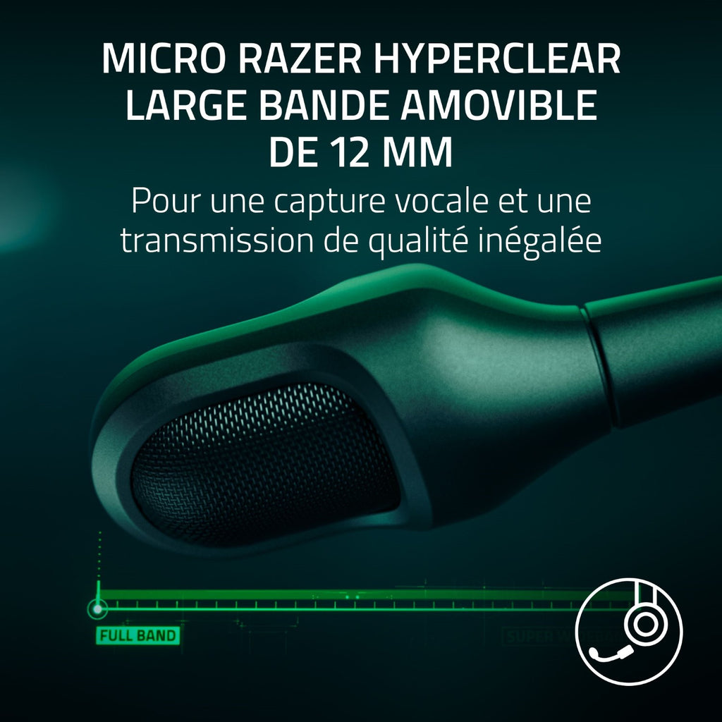 Razer BlackShark V3 Pro Casque Gaming sans fil - PlayStation - Blanc