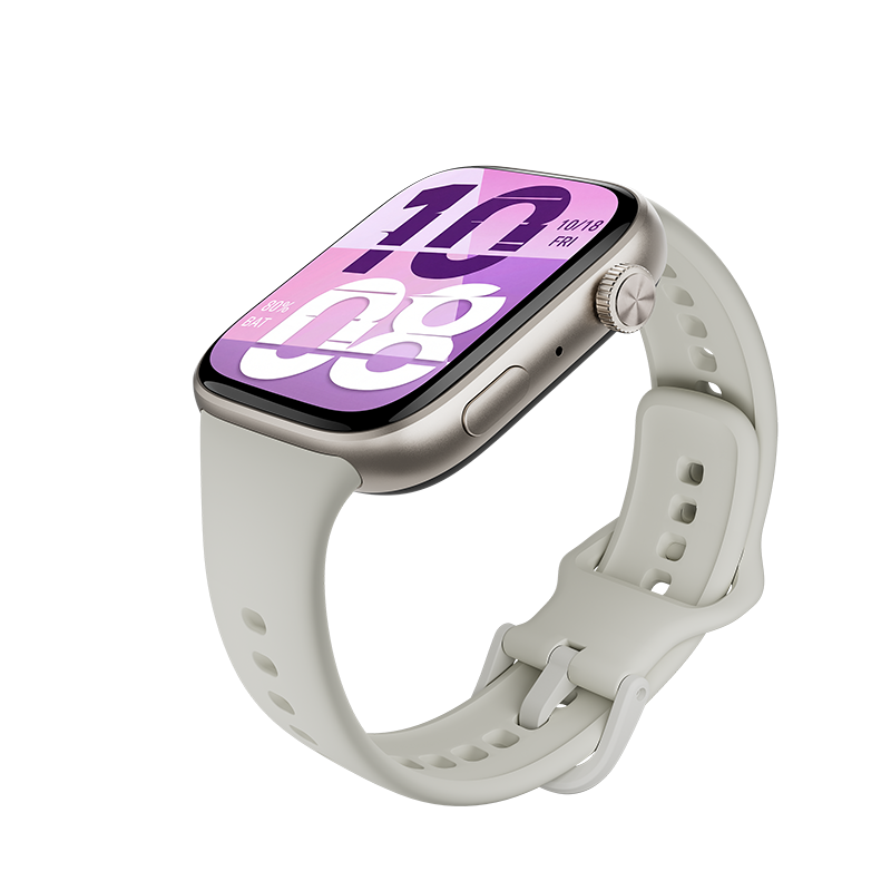 HONOR Watch X5i, 8 Mo + 128 Mo, Blanc, Autonomie de 21 jours, Sondage de santé, Bandeau en silicone