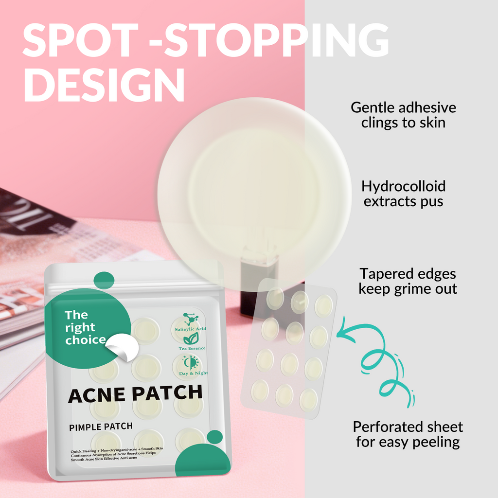 GAONLY Patch anti-acné – Lot de 10 feuilles de 12 patchs