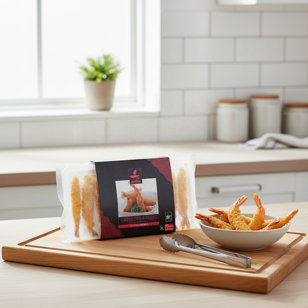 CHIAKI Lot de 3 crevettes panées - 3 x 15 g