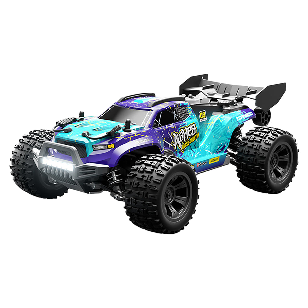 Voiture RC Tout-Terrain pour Adultes à l'Échelle 1:18 – Camion RC Tout-Terrain 4x4 Haute Vitesse 40+ km/h avec 1 Batterie Rechargeable, Véhicule Jouet Électrique 2,4 GHz pour Adolescents et Âge 14+.