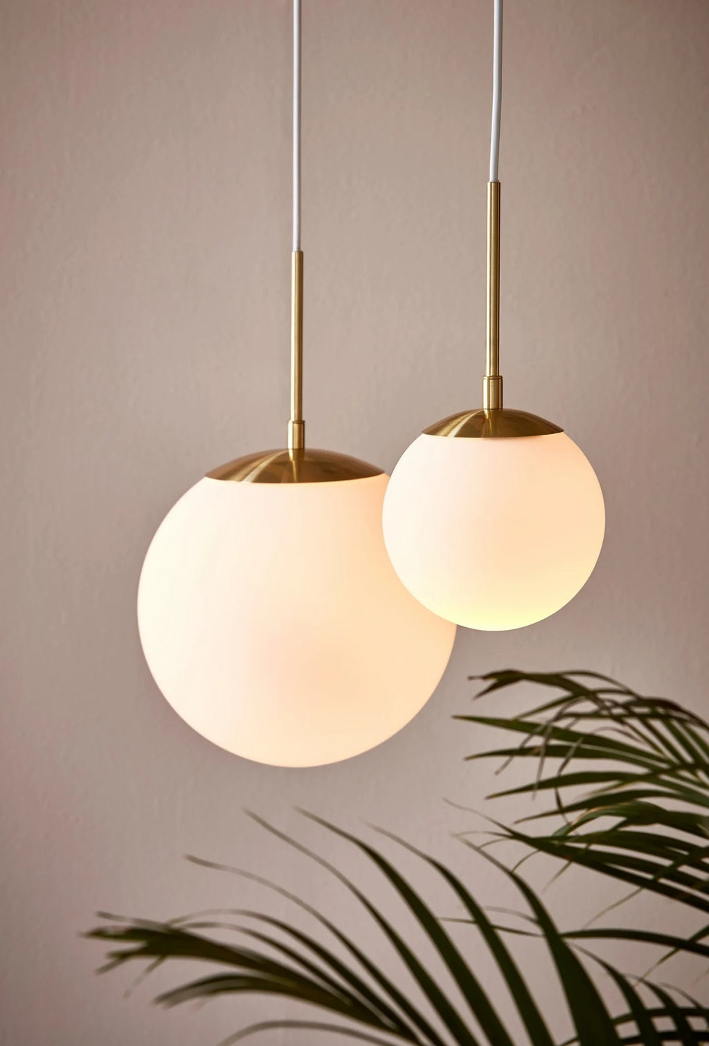 Suspension GRANT 25 verre et métal laiton IP20 E27 - Nordlux, Intérieur