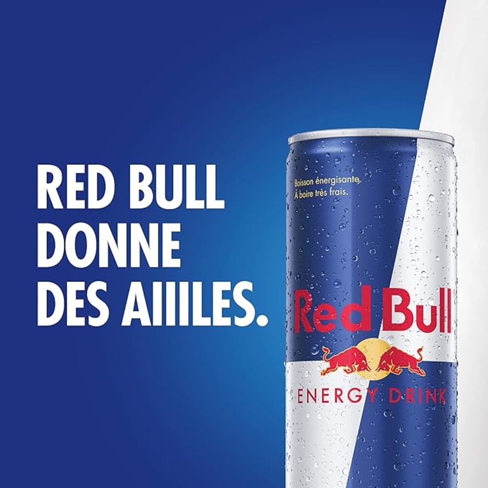 Red Bull Boisson énergisante regular, pack de 24 x 25 cl