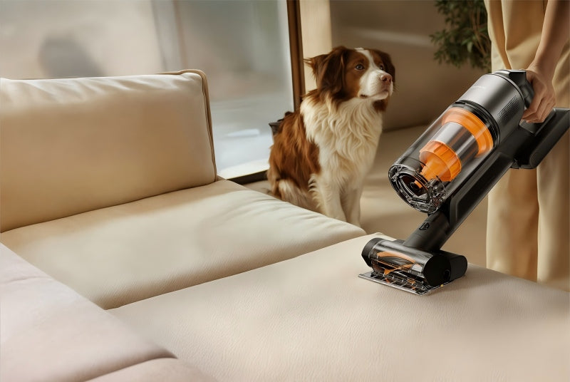 Deerma Z50 Combo, aspirateur sans fil avec station de vidage et de chargement automatique intelligente 6-en-1 sans entretien, nettoyage complet de la maison 6-en-1