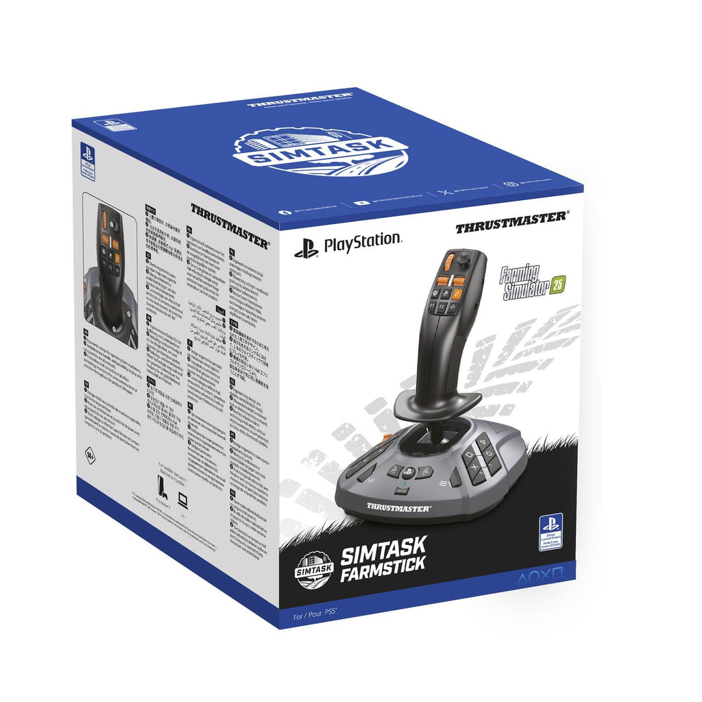 Thrustmaster SimTask FarmStick, manette et panneau de contrôle compatible PS5, PS4, PC