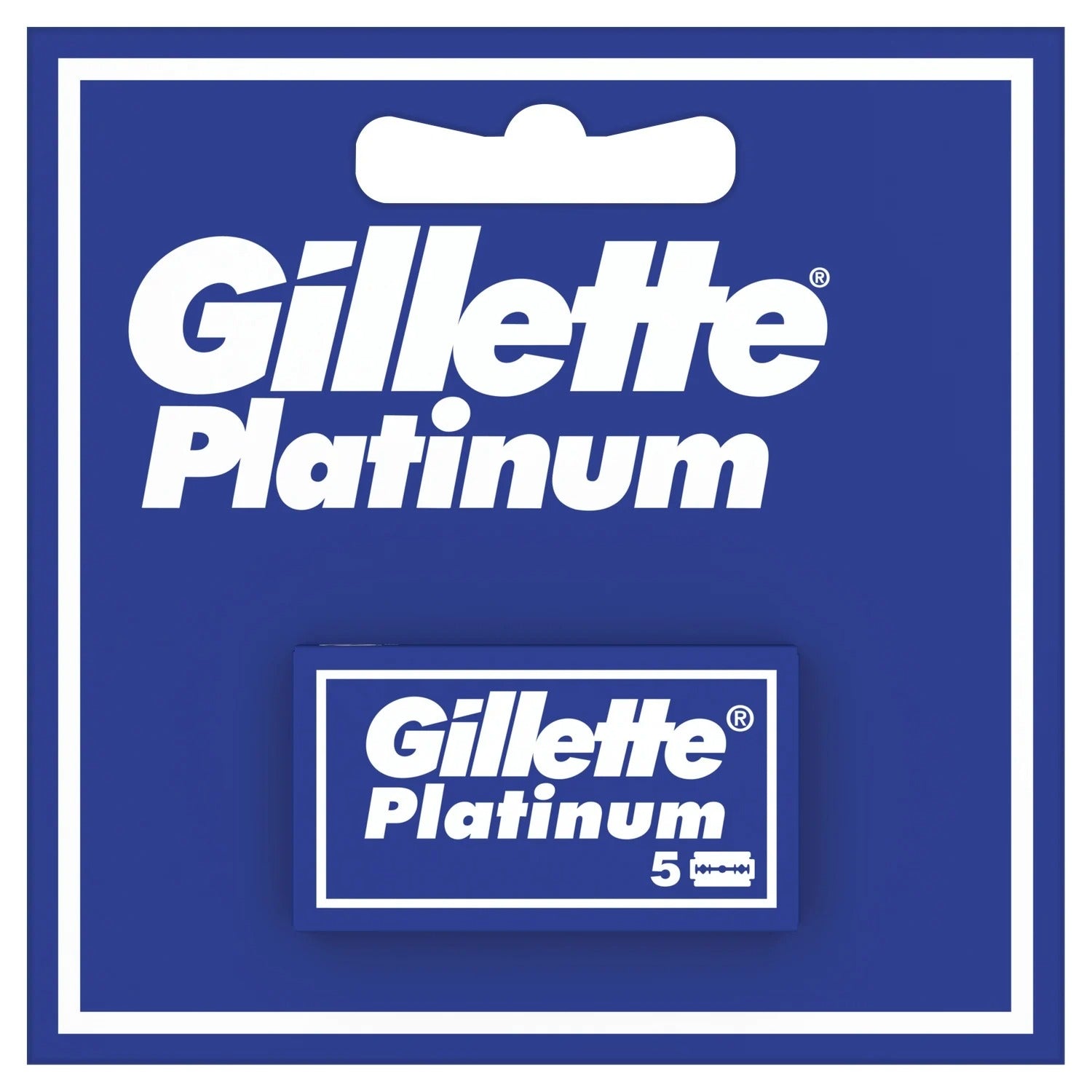 GILLETTE Lames de rasoir - Platinum - Les 5 lames