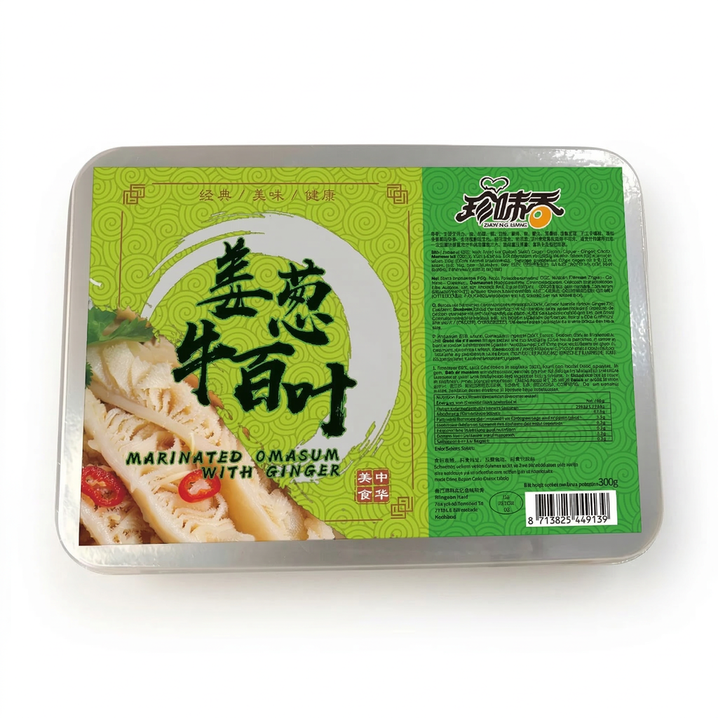 Zhenweixiang Bonnet de bœuf mariné ciboule et gingembre 300 g