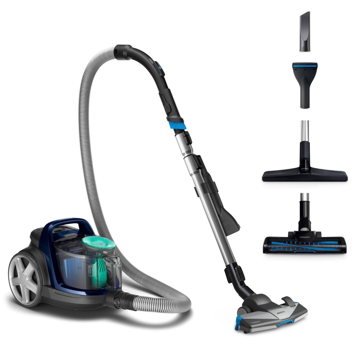 Philips Aspirateur sans sac FC9556/09 Série 5000 LED Bleu 900 W
