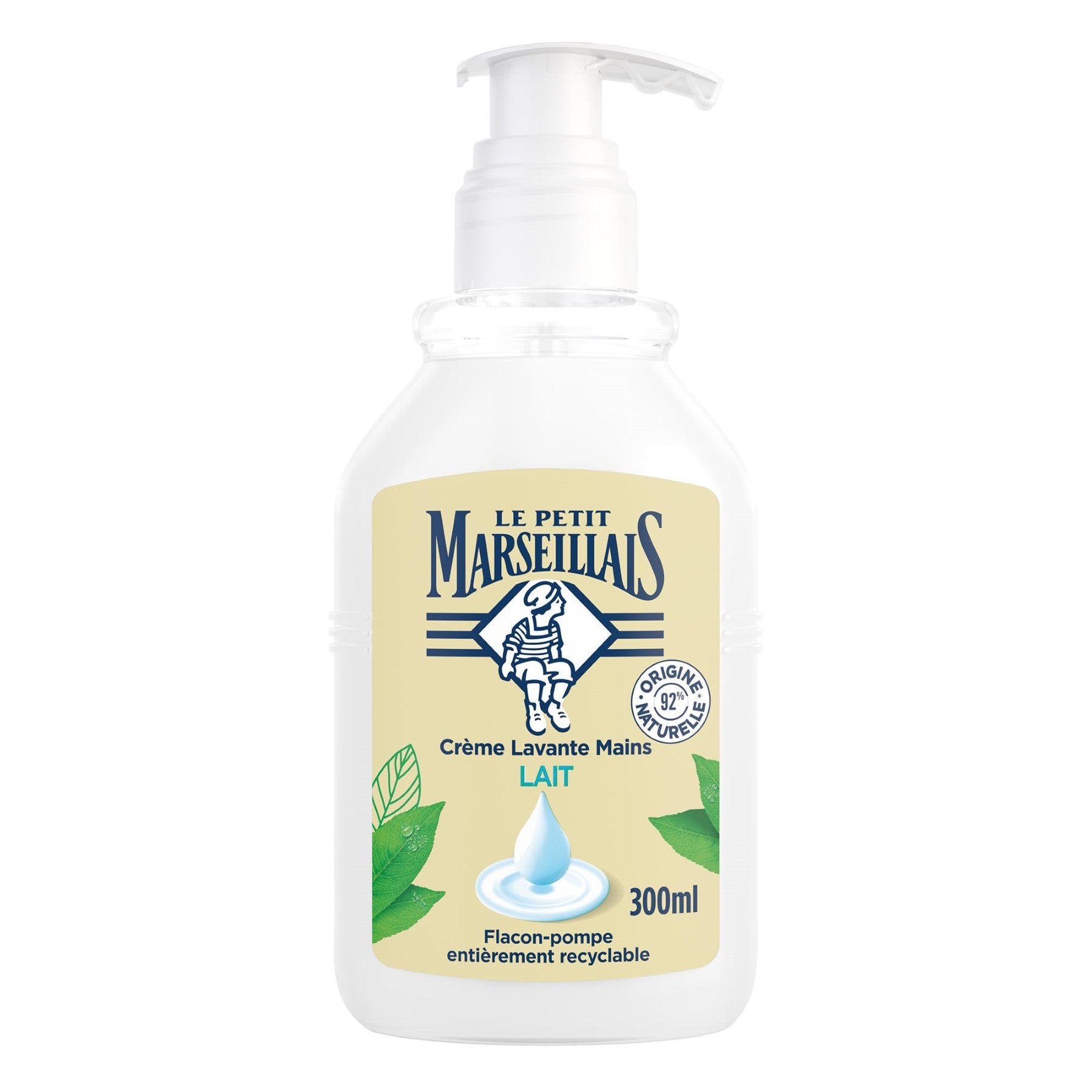 LE PETIT MARSEILLAIS Crème lavante mains à l'extrait de lait pH neutre 300 ml