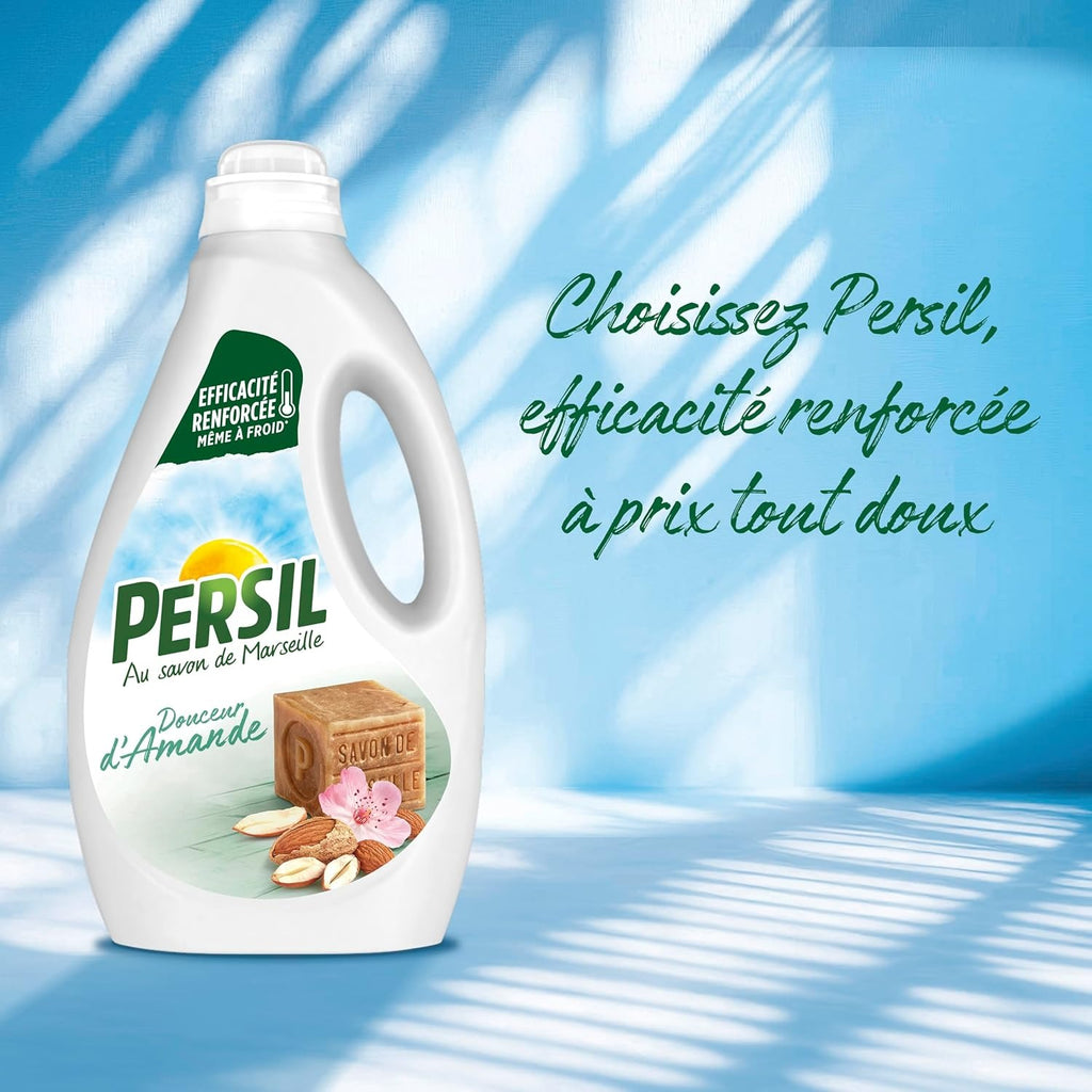 PERSIL Lessive liquide au savon de Marseille Amande Douce 43 lavages