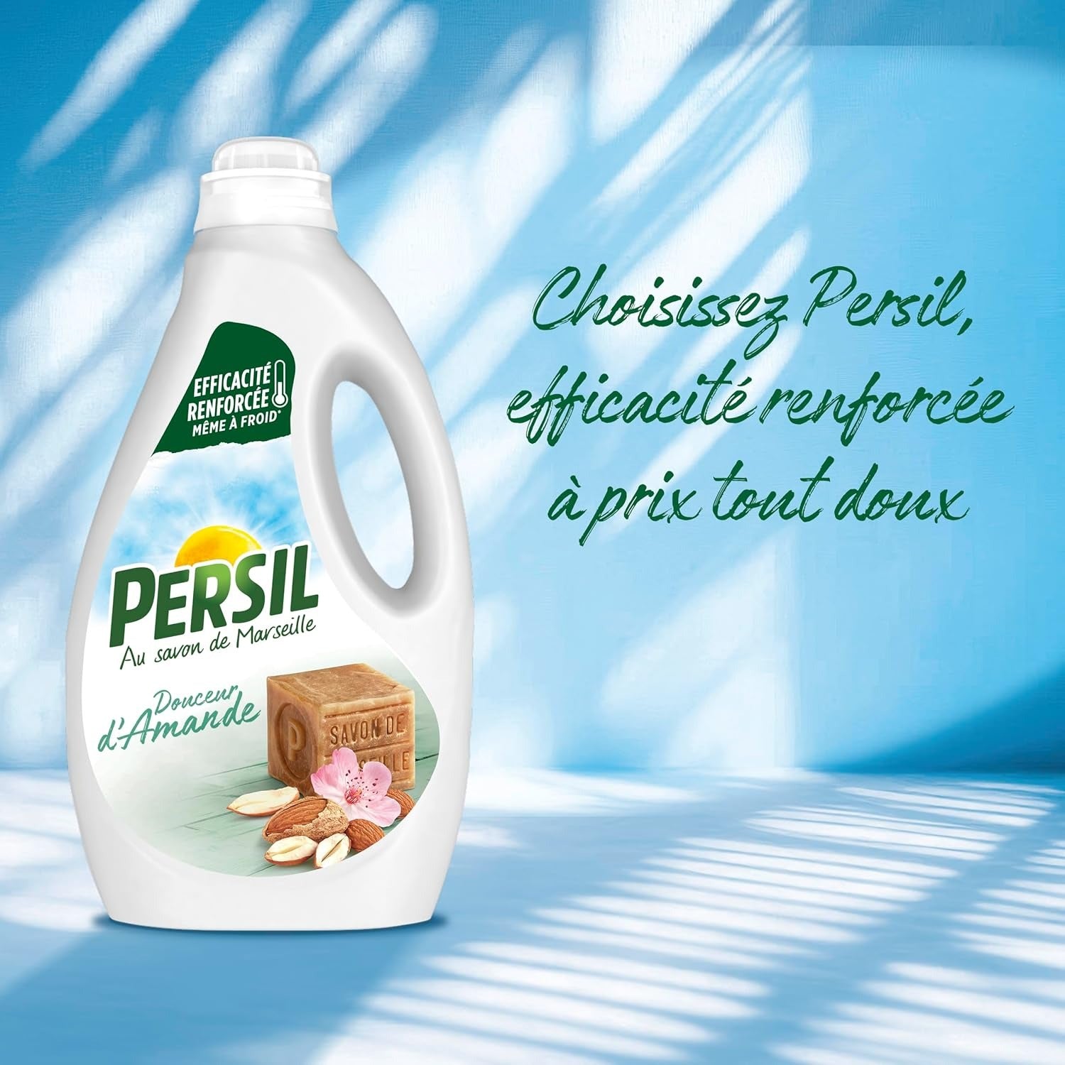 PERSIL Lessive liquide au savon de Marseille Amande Douce 43 lavages