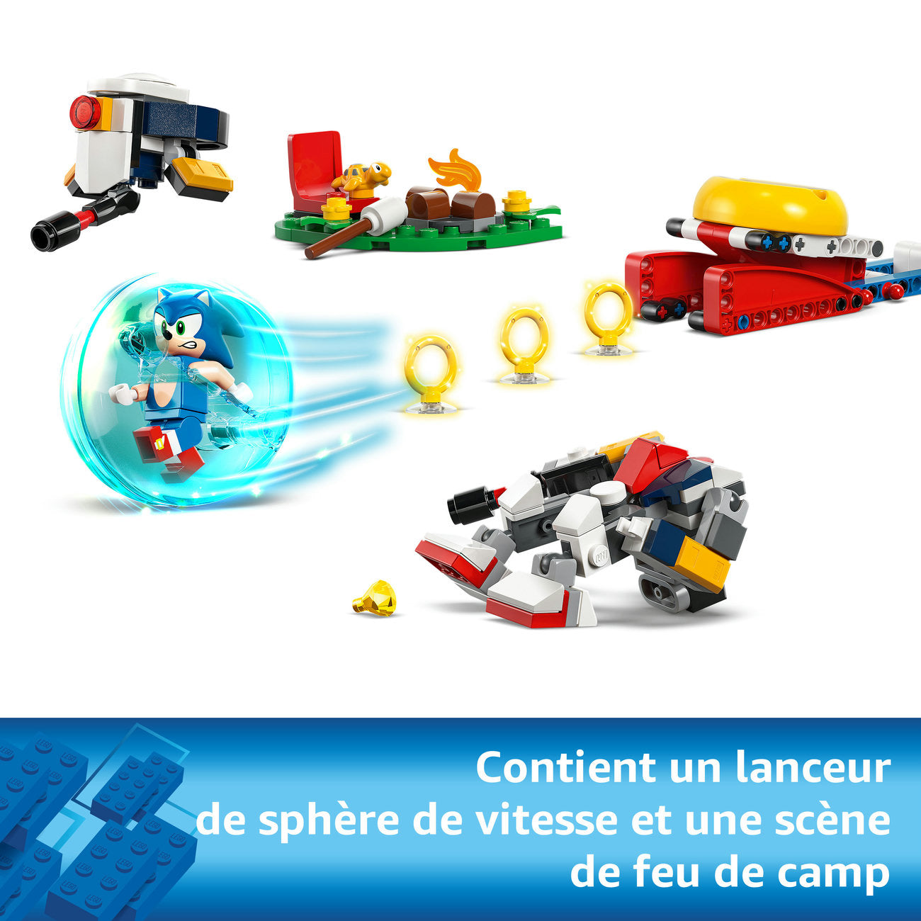 LEGO Sonic 77001 Conflit au feu de camp de Sonic