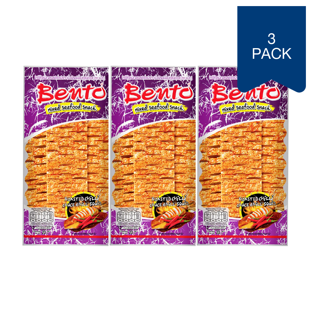 BENTO Collation aux fruits de mer mélangés saveur piment rôti - 20 g