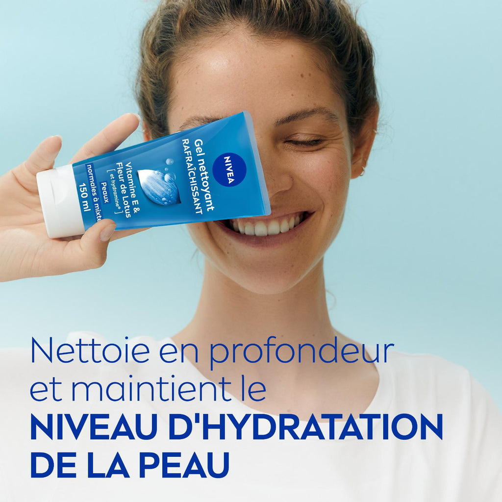 NIVEA Essentiels Gel Nettoyant Visage Fraîcheur 150 ml
