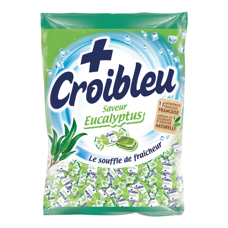 CROIBELU Bonbons saveur eucalyptus - 250 g