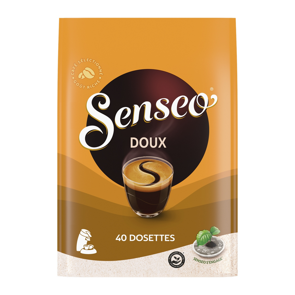 Senseo Dosettes de Café Doux 40 unités (277 g)