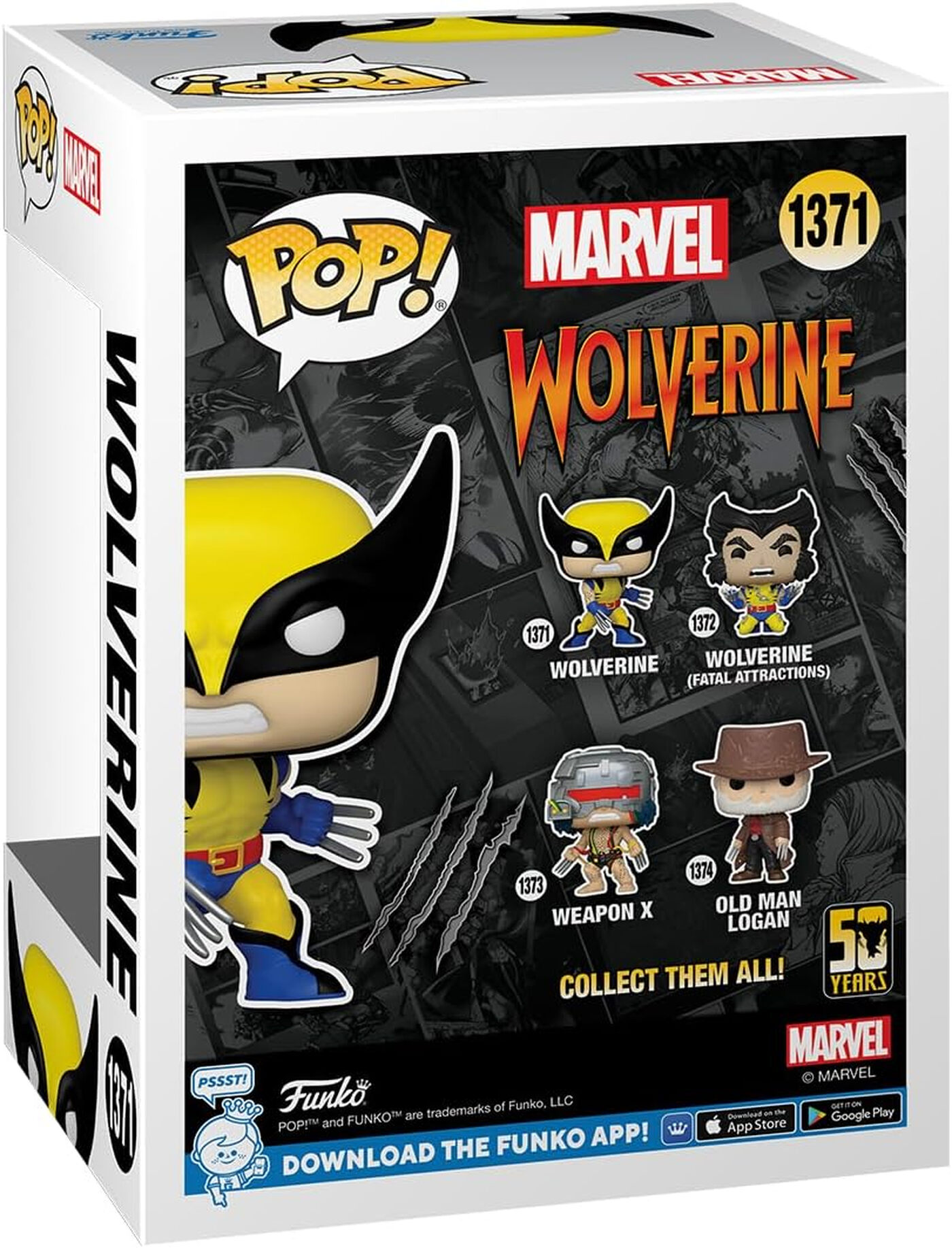 FUNKO Pop! Marvel Figurine Bobblehead Wolverine 1371