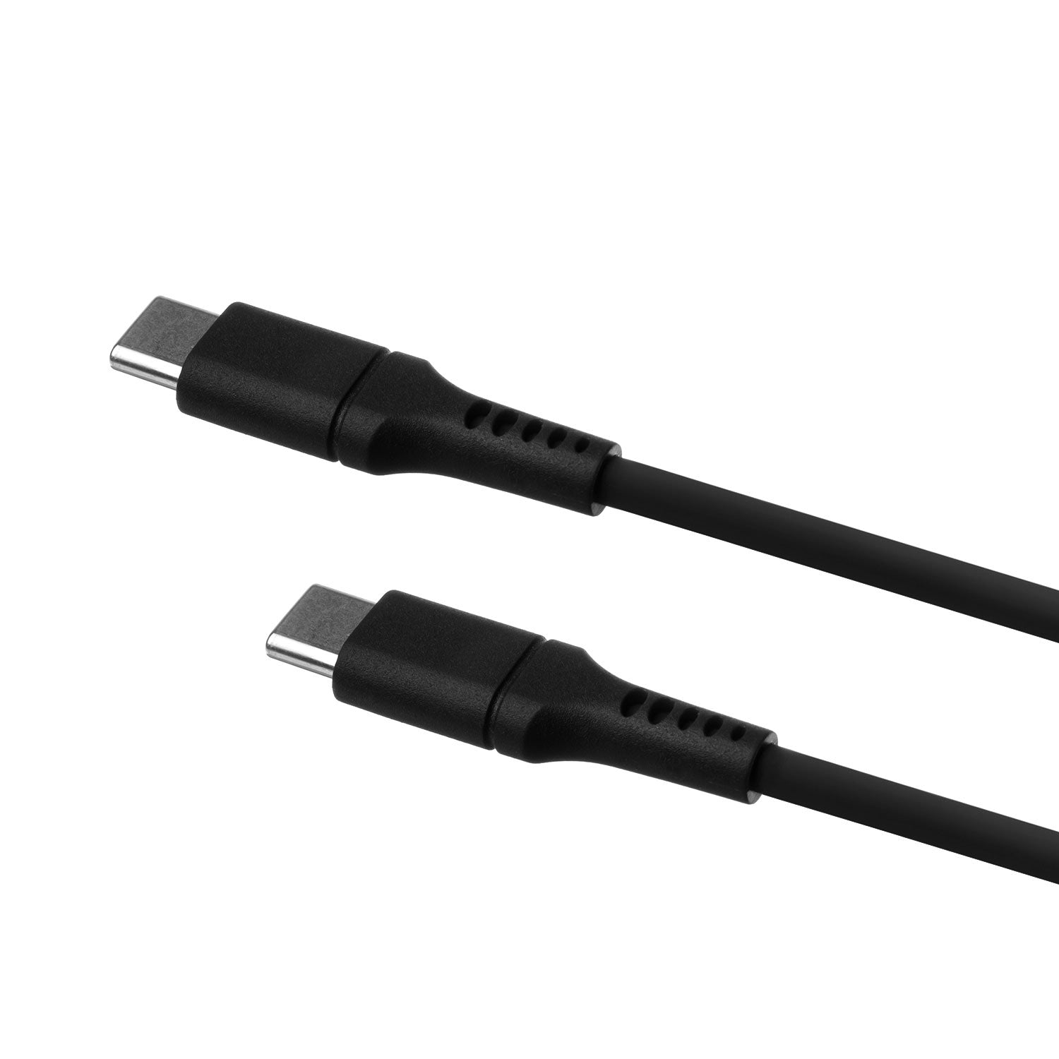 FIXED Câble Liquid Silicone USB-C/USB-C, 1,2 m, 60 W, noir