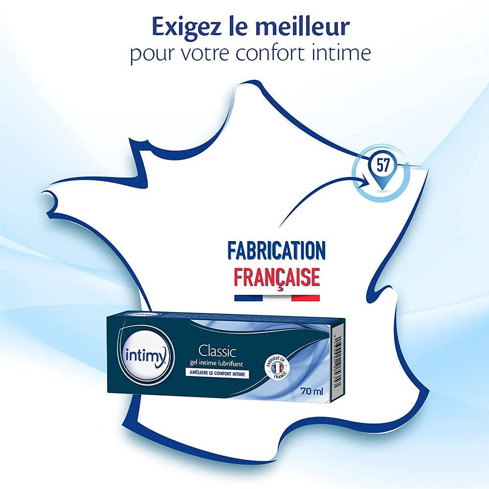 INTIMY Gel Lubrifiant Intime Classique à Base d'Eau 70ml
