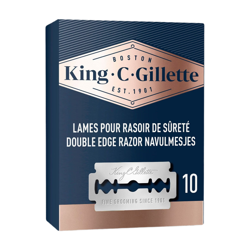 King C. Gillette Lames de rasoir de sûreté 10 lames