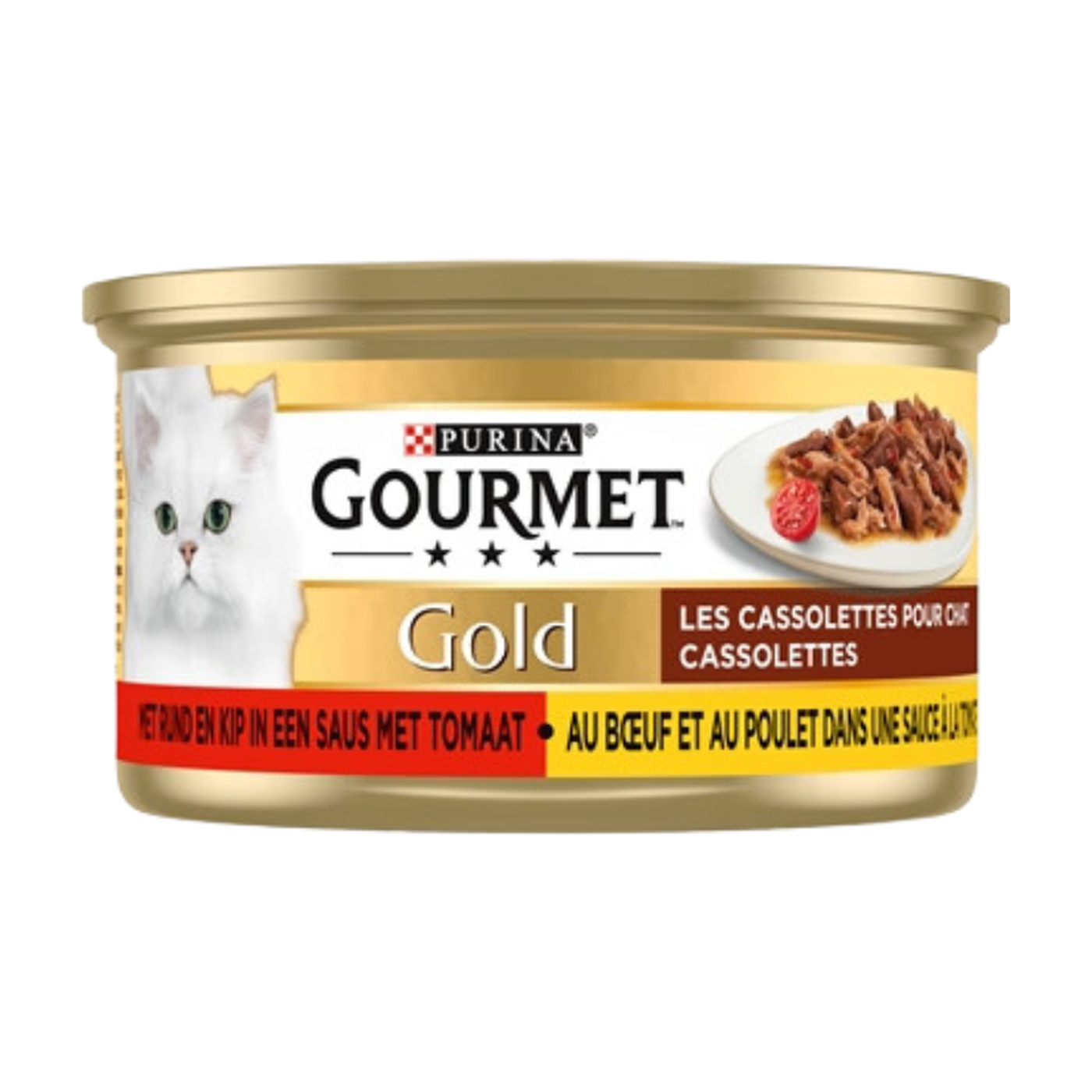 Gourmet Gold Aliment humide pour chat à la viande 24 x 85 g