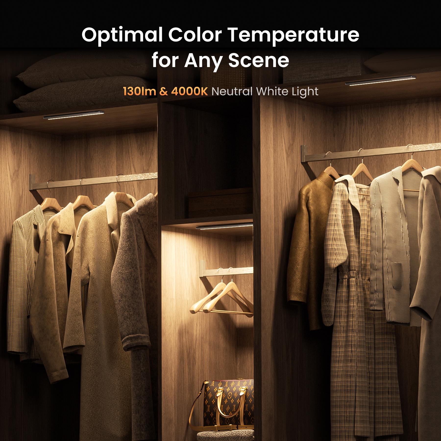 Yeelight A30 Lot de 2 éclairages d'armoire ultra-fins à synchronisation intelligente