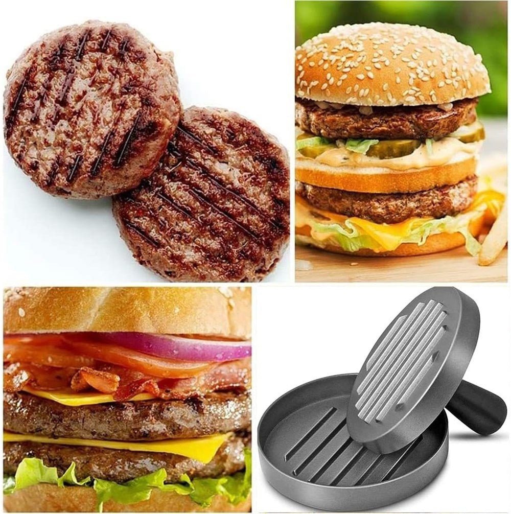 Huacan Presse à steak haché pour hamburger, plaque à viande, moule rond à steak haché