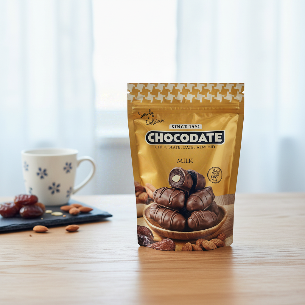 CHOCODATE Dattes au chocolat au lait - 90 g