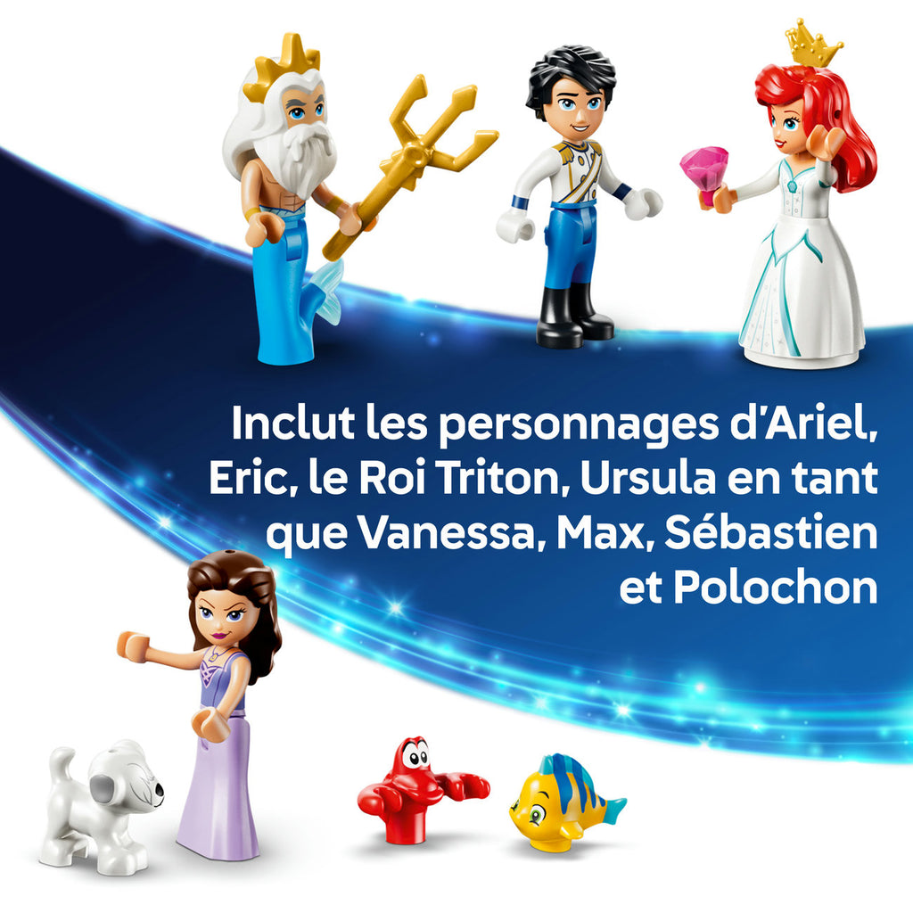 LEGO Disney Princess 43299 Le bateau du mariage royal d’Ariel
