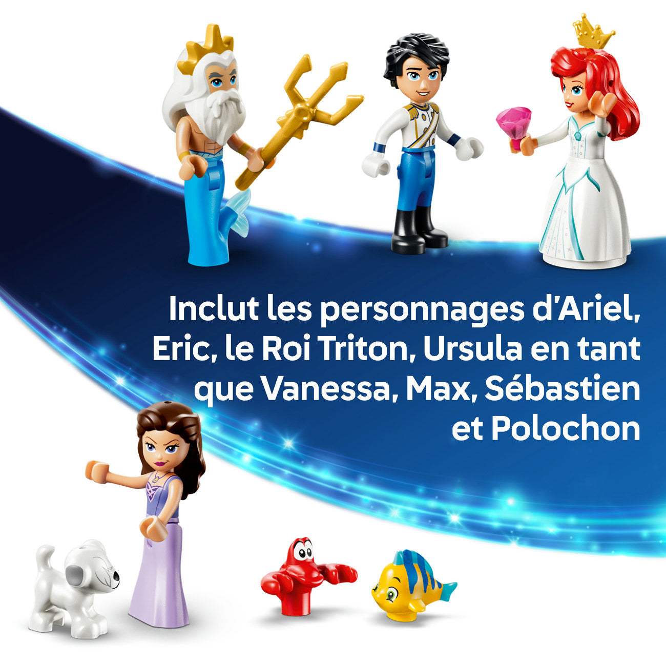 LEGO Disney Princess 43299 Le bateau du mariage royal d’Ariel