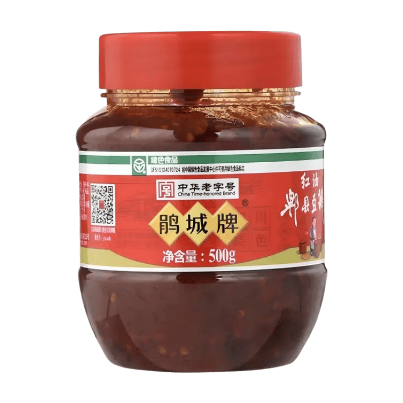 Juan Cheng Pâte de haricots de Pixian à l'huile pimentée - 500 g