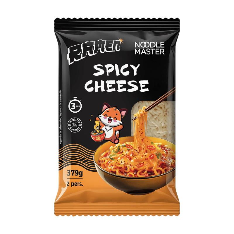 NOODLE MASTER Ramen au fromage épicé 379 g
