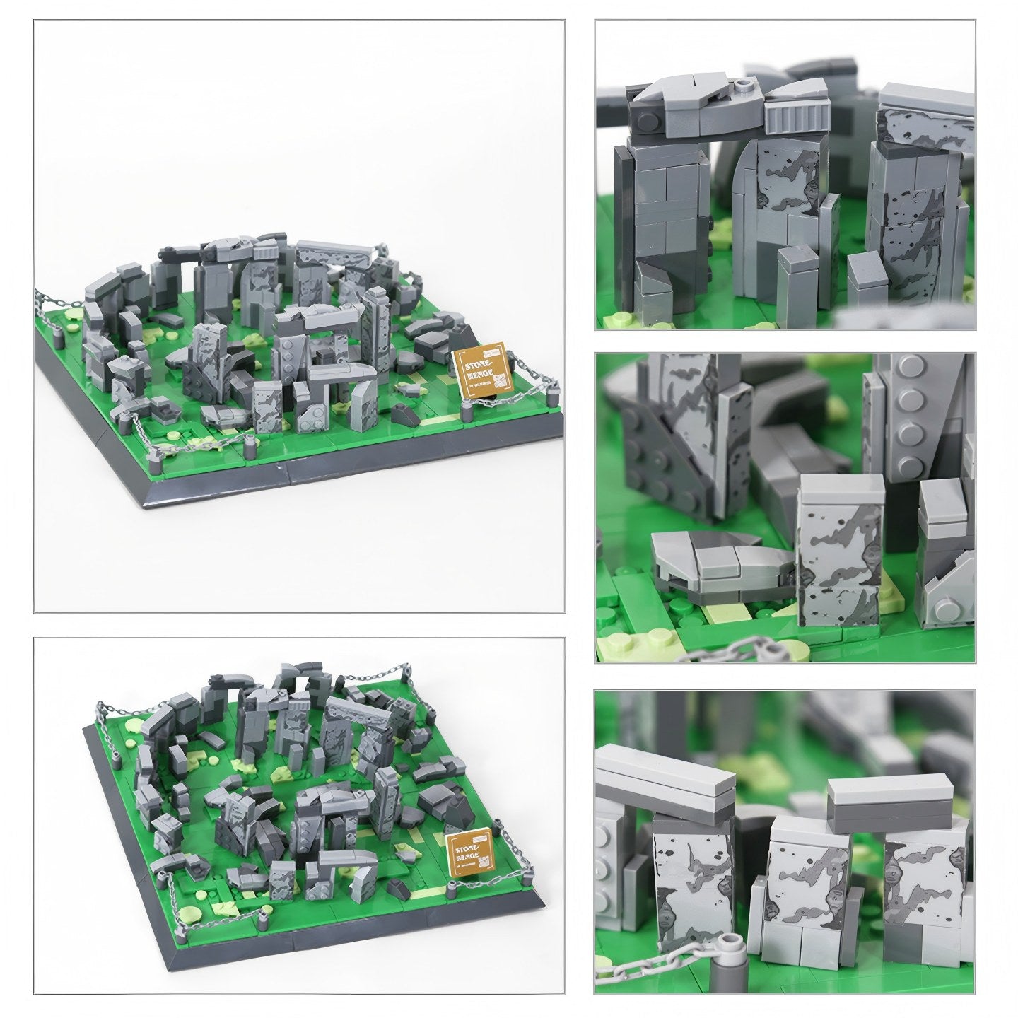 WANGE Stonehenge-Wiltshire, Angleterre 753 Pièces Ensemble de Blocs de Construction pour Bâtisseurs Amateurs