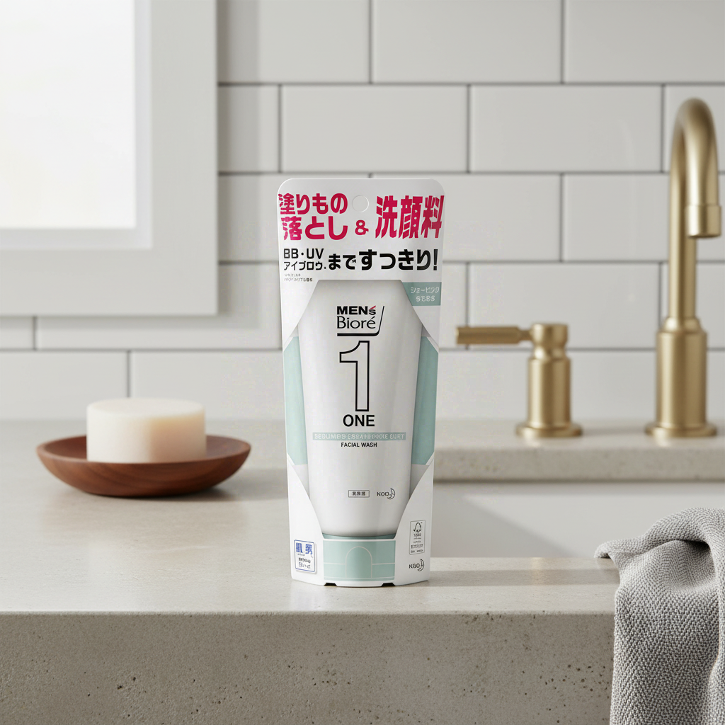 Bioré Homme One Gel démaquillant et nettoyant visage 200 g
