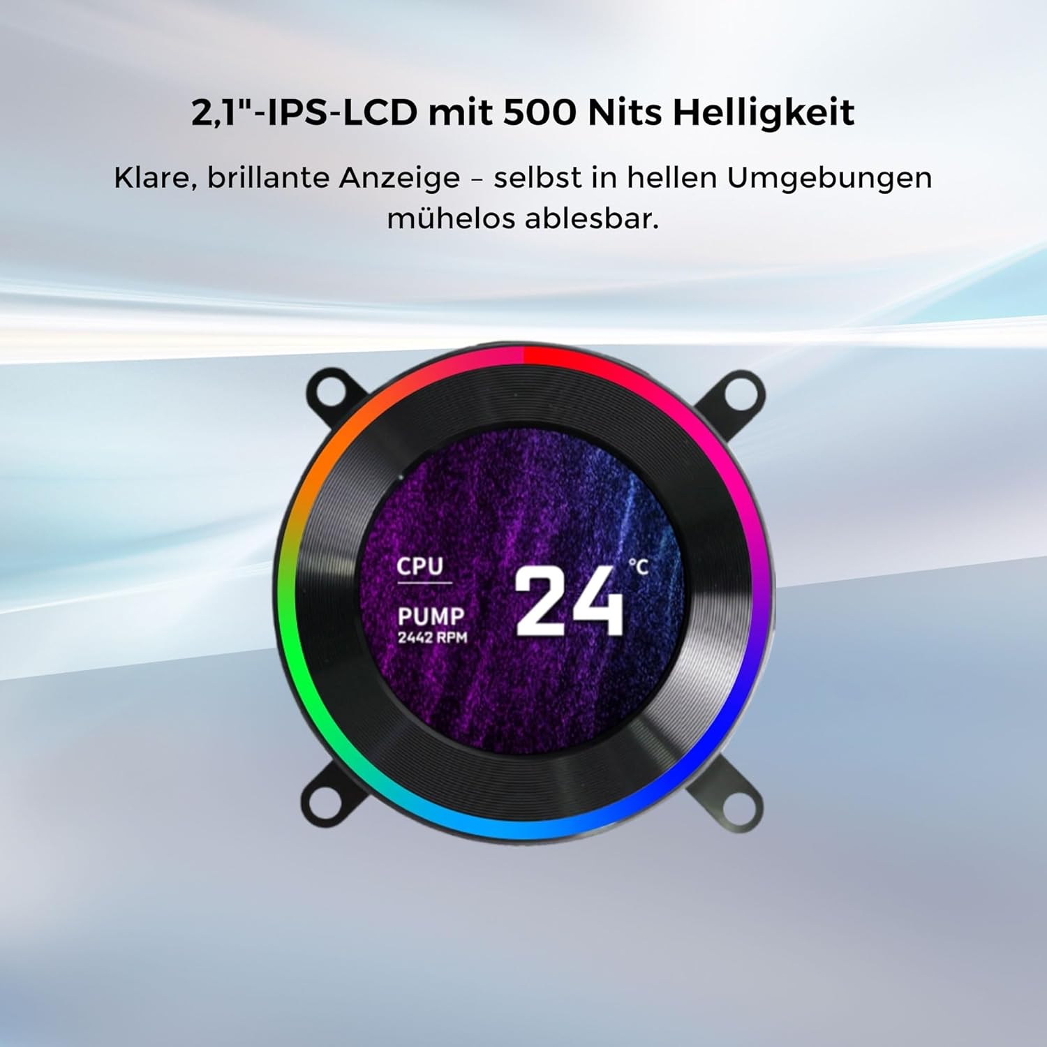 Lian Li HYDROSHIFT II LCD-C 360 TL ARGB - Blanc