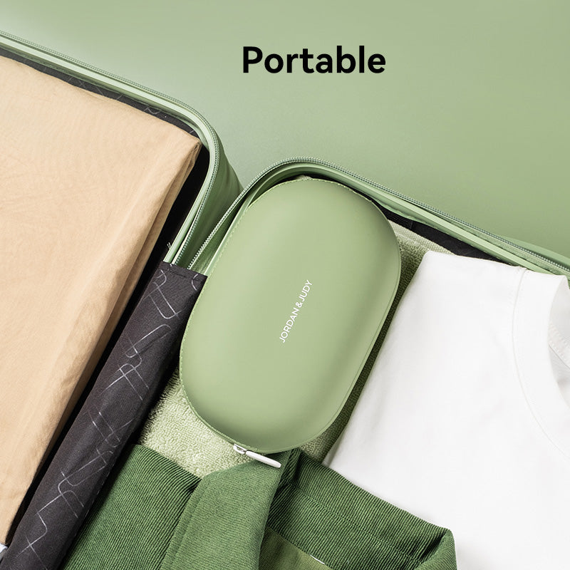 JORDAN&JUDY Trousse de lavage en silicone, sac de rangement imperméable, de grande capacité et portable, Vert