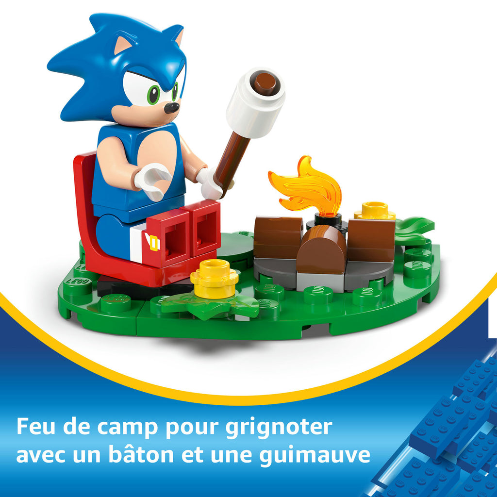 LEGO Sonic 77001 Conflit au feu de camp de Sonic
