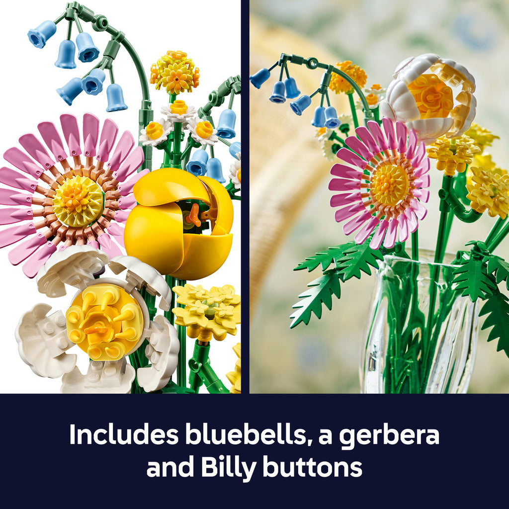 LEGO Botanicals Set de Construction Petit Bouquet Solaire