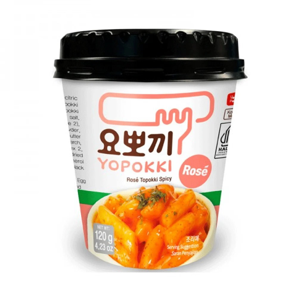 Yopokki YOUNGPOONG Tteokbokki saveur Rose épicée, halal - 120 g