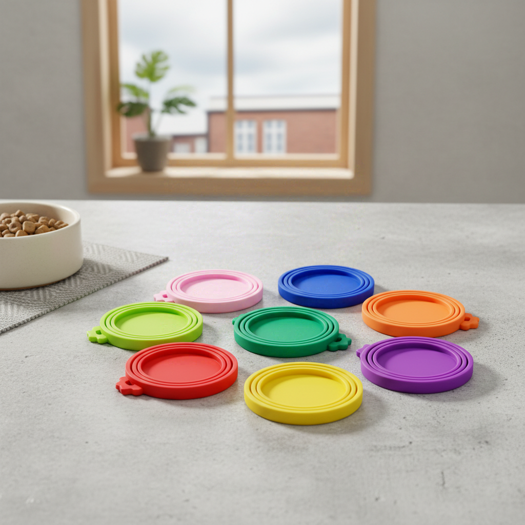 MEOWMAGIC - Couvercle hermétique en silicone pour boîtes de nourriture pour animaux de compagnie